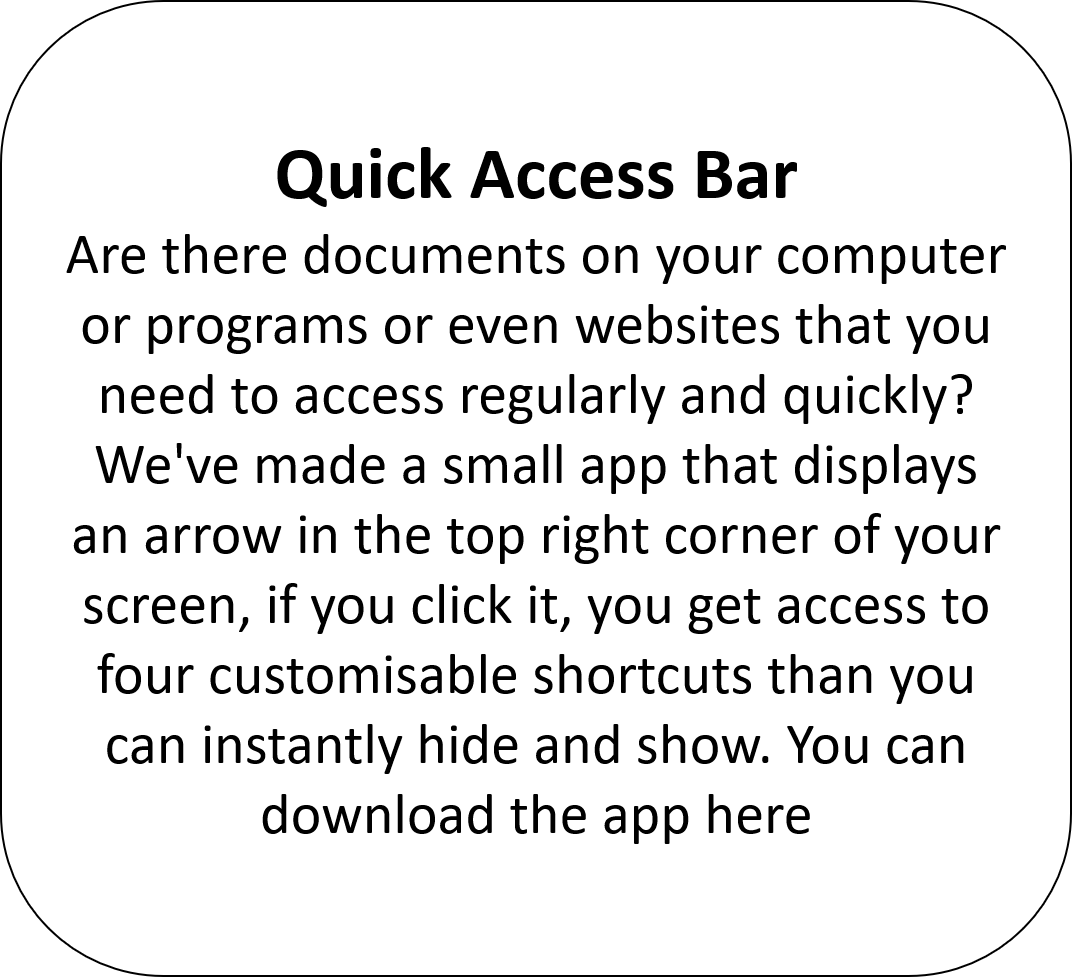 Quick Access Bar